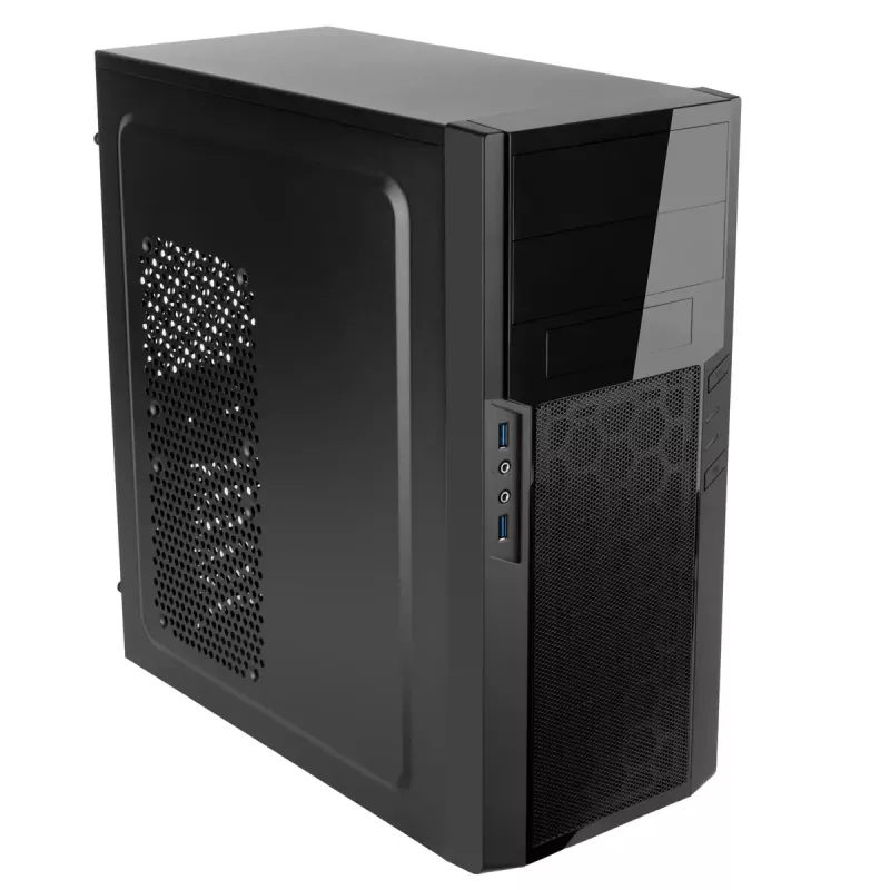 PC korpuss Silverstone PS13 Mini Tower Melns