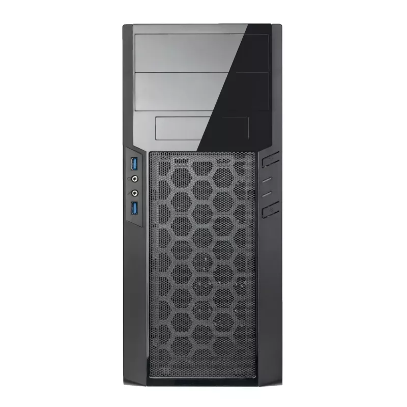 PC korpuss Silverstone PS13 Mini Tower Melns