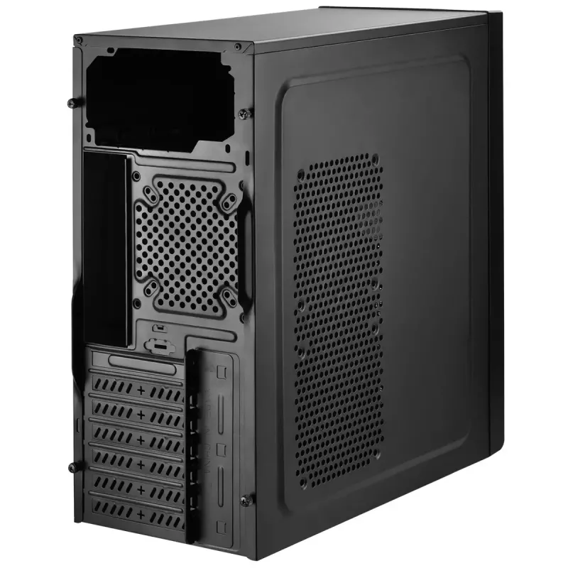 PC korpuss Silverstone PS13 Mini Tower Melns