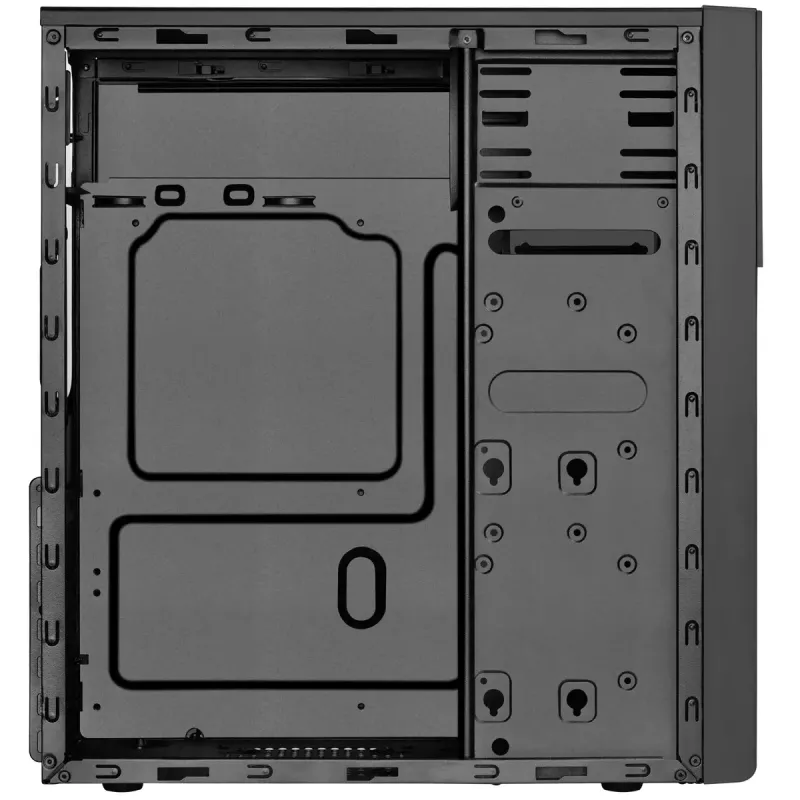 PC korpuss Silverstone PS13 Mini Tower Melns