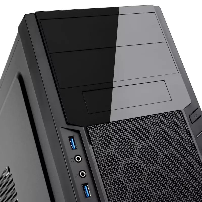 PC korpuss Silverstone PS13 Mini Tower Melns