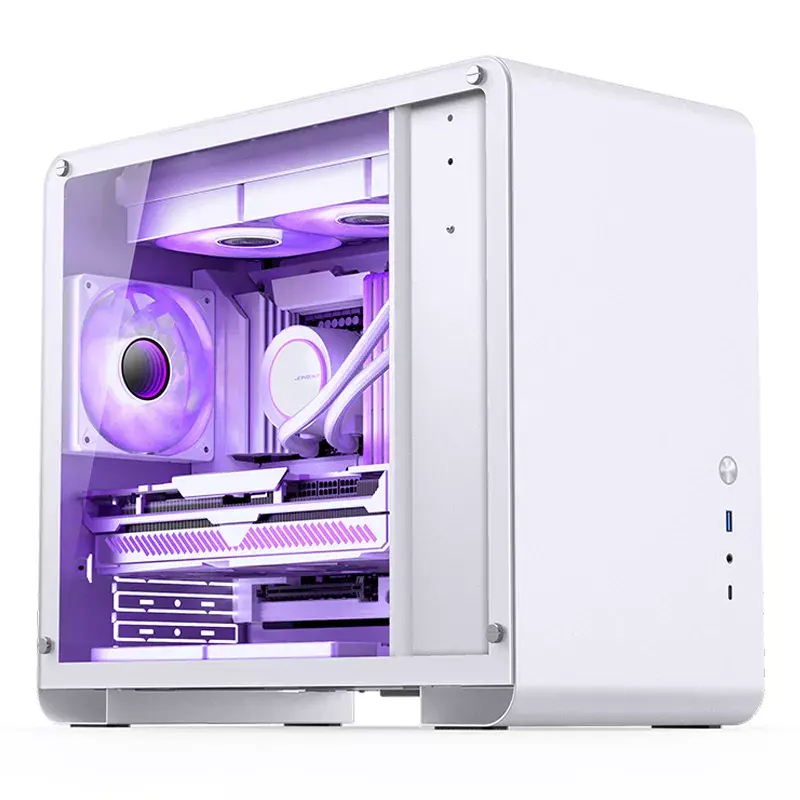 PC korpuss Jonsbo U4 MINI balta Mini Tower balts