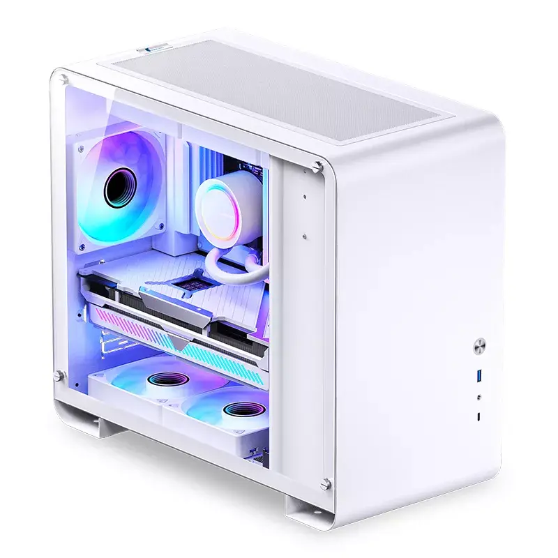 PC korpuss Jonsbo U4 MINI balta Mini Tower balts
