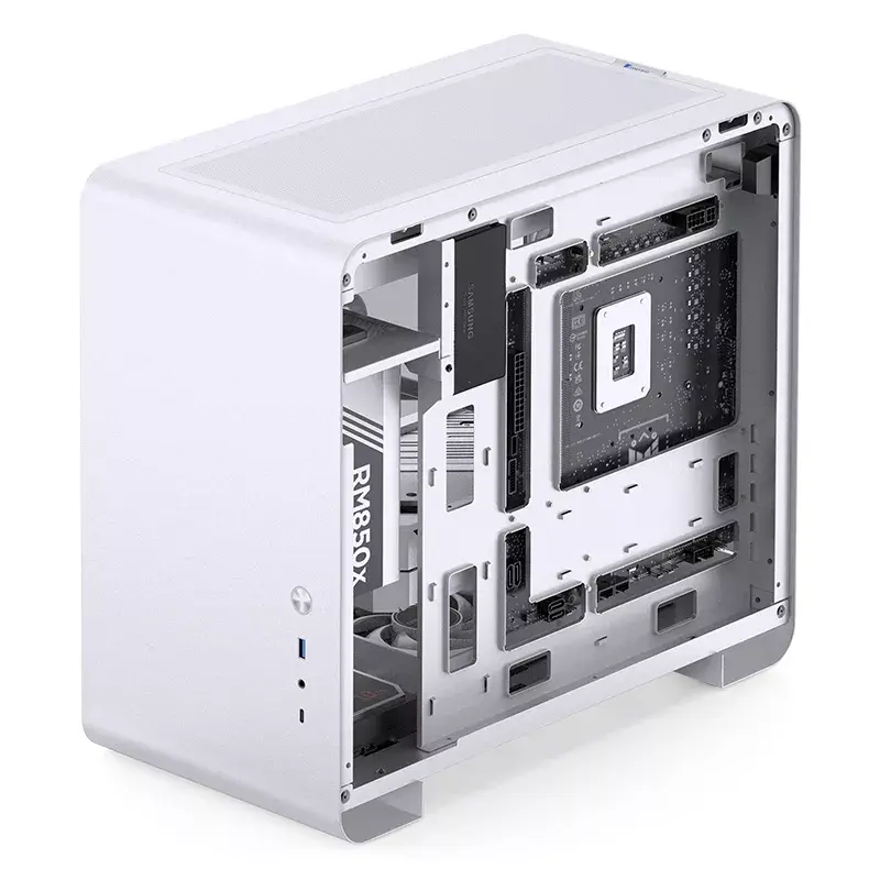 PC korpuss Jonsbo U4 MINI balta Mini Tower balts