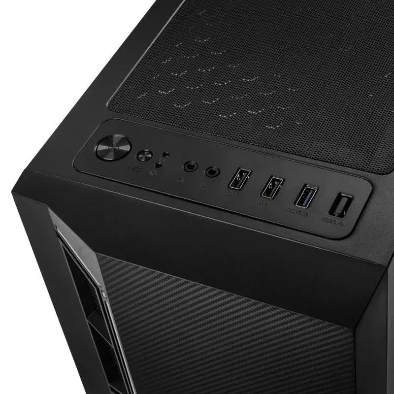 PC Case Kolink Inspire K7 ARGB Midi Tower Melns