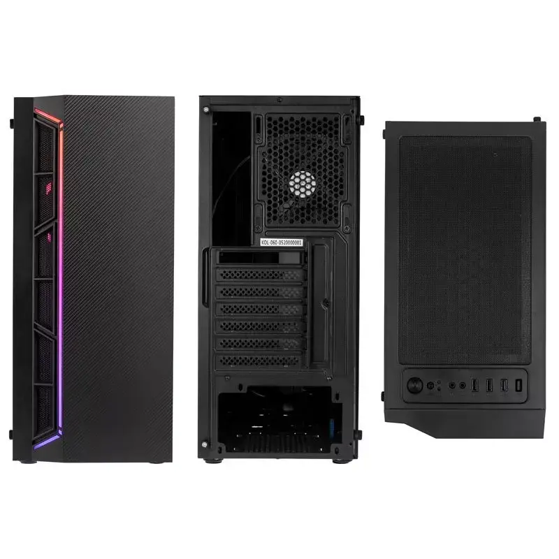 PC Case Kolink Inspire K7 ARGB Midi Tower Melns