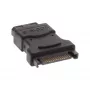 InLine SATA strāvas adapteris, 1 Molex 4 kontaktu vīrišķais / 15 kontaktu SATA sievišķais