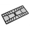Ventilators SILVERSTONE FF142 — 320×155×5 mm, melns, modelis SSTFF142B