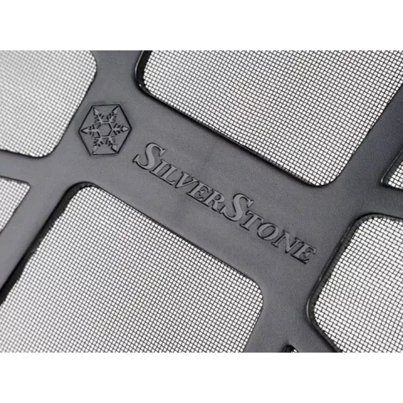 Ventilators SILVERSTONE FF142 — 320×155×5 mm, melns, modelis SSTFF142B