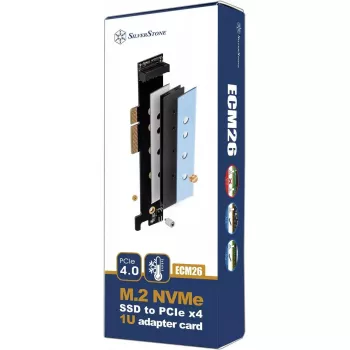 Interfeisa paplašinājums SILVERSTONE SST-ECM26-V2 — 2× USB 3.0 + 1× USB 3.1