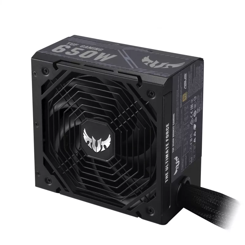 ASUS TUF-GAMING-650B barošanas bloks 650 W 20+4 kontaktu ATX ATX melna