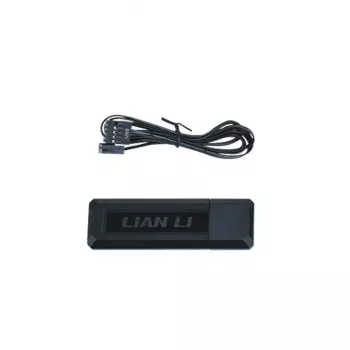 Datora korpusa ventilators Lian Li 12RCL1W3B 120 mm, 12 V, 2150 RPM, 2,52 mmH2O, Fluid Dynamic Bearing, melns