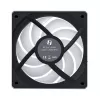Datora korpusa ventilators Lian Li 12RCL1W3B 120 mm, 12 V, 2150 RPM, 2,52 mmH2O, Fluid Dynamic Bearing, melns