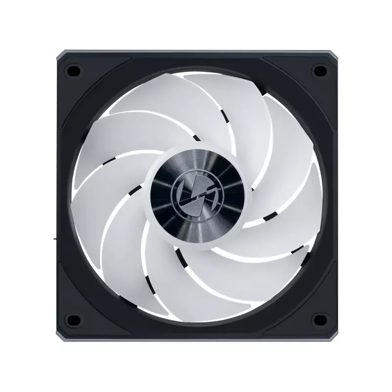 Datora korpusa ventilators Lian Li 12RCL1W3B 120 mm, 12 V, 2150 RPM, 2,52 mmH2O, Fluid Dynamic Bearing, melns