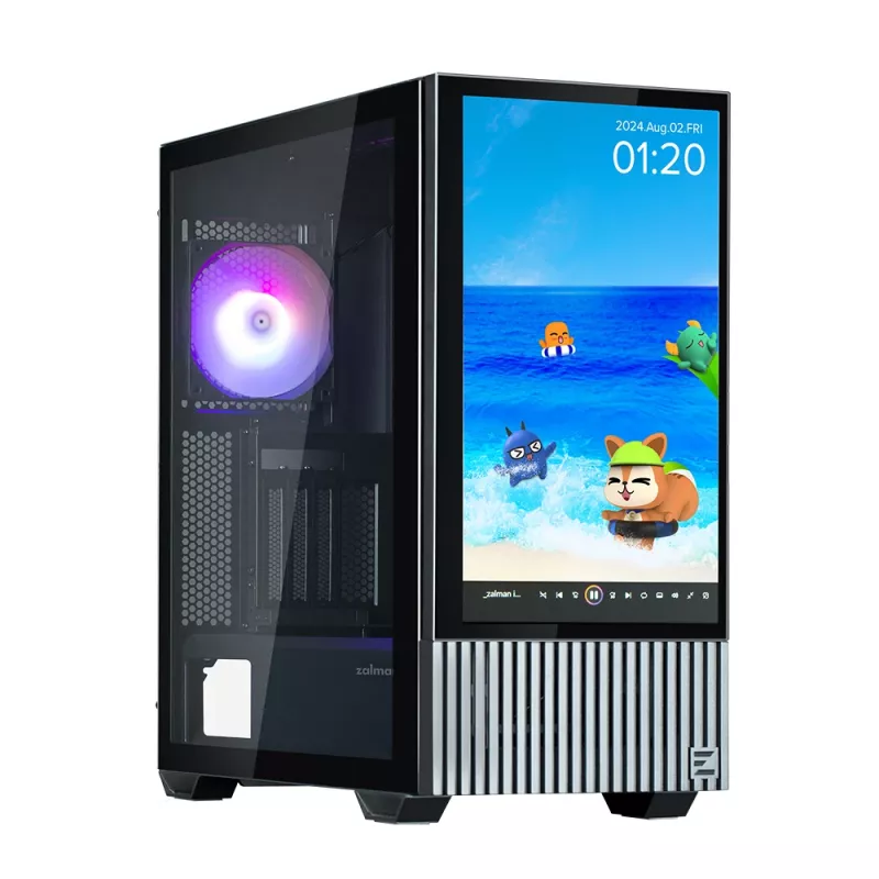 PC Case Zalman Z10 DS Midi Tower Melns