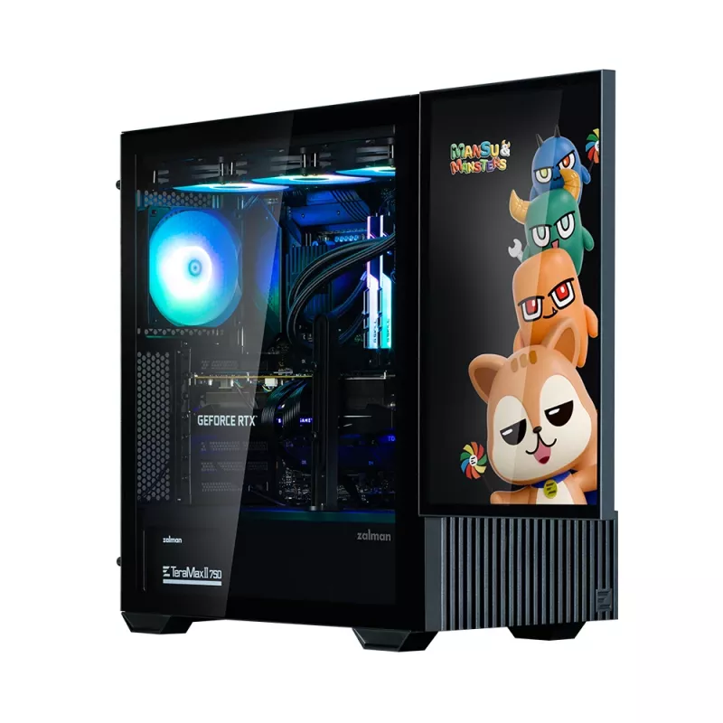 PC Case Zalman Z10 DS Midi Tower Melns
