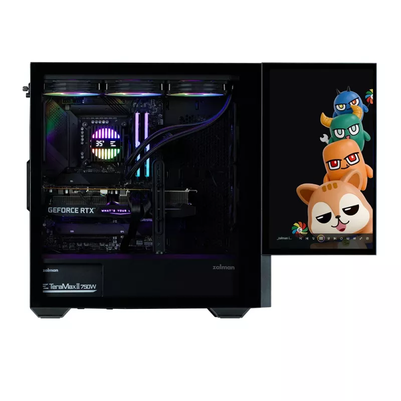 PC Case Zalman Z10 DS Midi Tower Melns
