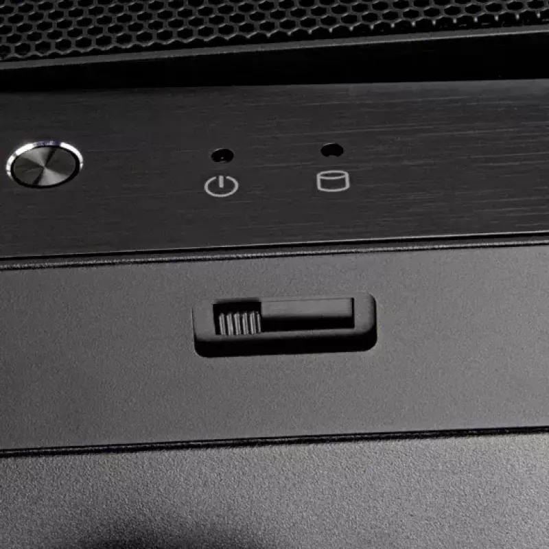 PC korpuss Silverstone GD11 HTPC balts