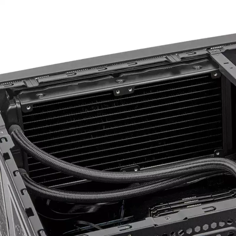 PC korpuss Silverstone GD11 HTPC balts