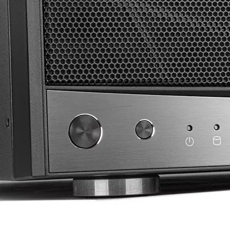 PC korpuss Silverstone GD11 HTPC balts