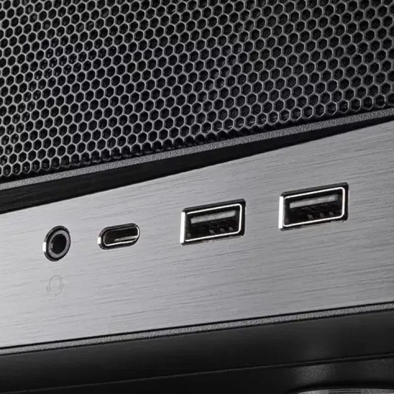PC korpuss Silverstone GD11 HTPC balts