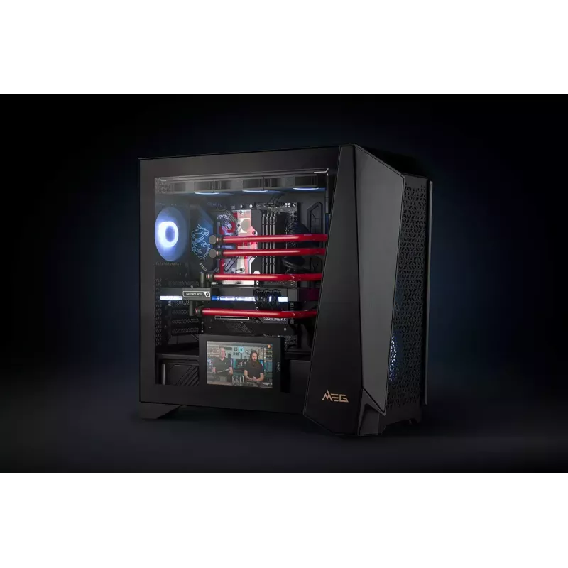 Displejs EKWB EK-Quantum Lumen 7 collu LCD, alumīnijs, melns, 192×112×16,1 mm