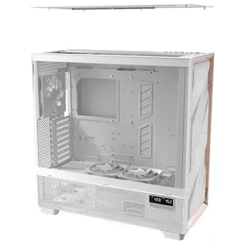 PC Case Antec FLUX PRO balta EUV Full Tower balta