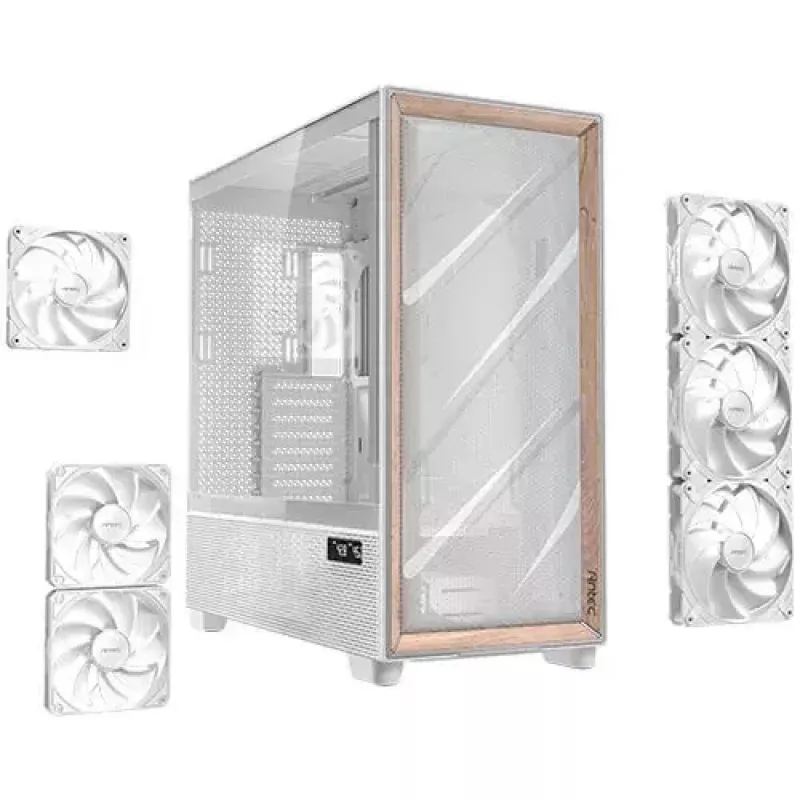 PC Case Antec FLUX PRO balta EUV Full Tower balta