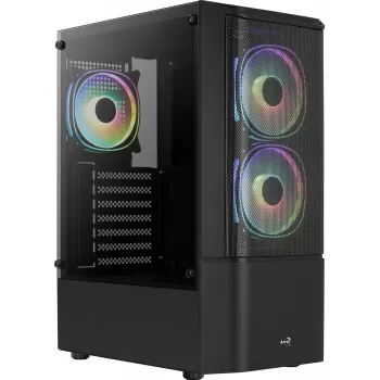 PC Case Aerocool Quantum Mesh Midi Tower Melns