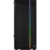 PC korpuss AEROCOOL Bionic Midi Tower — ATX, rūdīts stikls, 3.5“x2 / 2.5”x4 sloti, līdz 297 mm GPU, 158 mm CPU dzesētājs, zils LED