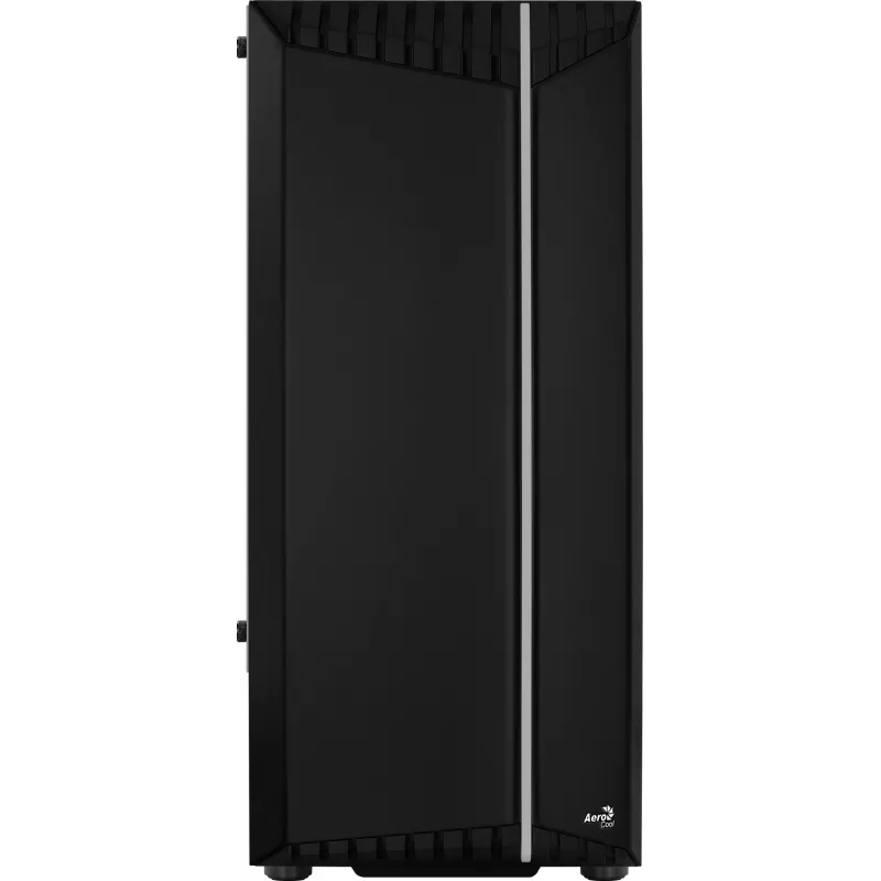 PC korpuss AEROCOOL Bionic Midi Tower — ATX, rūdīts stikls, 3.5“x2 / 2.5”x4 sloti, līdz 297 mm GPU, 158 mm CPU dzesētājs, zils LED