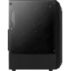 PC korpuss AEROCOOL Bionic Midi Tower — ATX, rūdīts stikls, 3.5“x2 / 2.5”x4 sloti, līdz 297 mm GPU, 158 mm CPU dzesētājs, zils LED