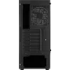 PC korpuss AEROCOOL Bionic Midi Tower — ATX, rūdīts stikls, 3.5“x2 / 2.5”x4 sloti, līdz 297 mm GPU, 158 mm CPU dzesētājs, zils LED