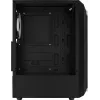 PC korpuss AEROCOOL Bionic Midi Tower — ATX, rūdīts stikls, 3.5“x2 / 2.5”x4 sloti, līdz 297 mm GPU, 158 mm CPU dzesētājs, zils LED