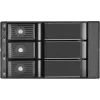 SILVERSTONE Noņemams rāmis SST-FS303-12G Melns — noņemams disku nodalījuma rāmis 3,5 collu vai 2,5 collu diskiem