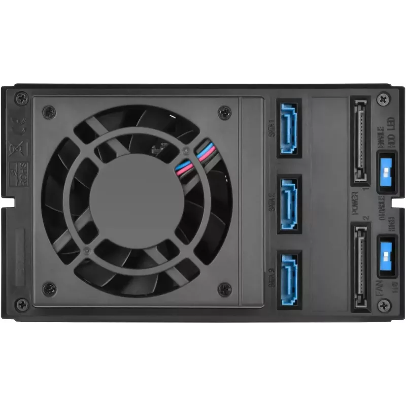 SILVERSTONE Noņemams rāmis SST-FS303-12G Melns — noņemams disku nodalījuma rāmis 3,5 collu vai 2,5 collu diskiem