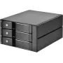 SILVERSTONE Noņemams rāmis SST-FS303-12G Melns — noņemams disku nodalījuma rāmis 3,5 collu vai 2,5 collu diskiem