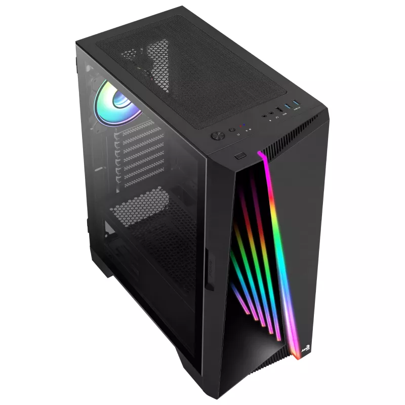 Aerocool MIRAGEBK Datora korpuss ARGB ventilators 12 cm