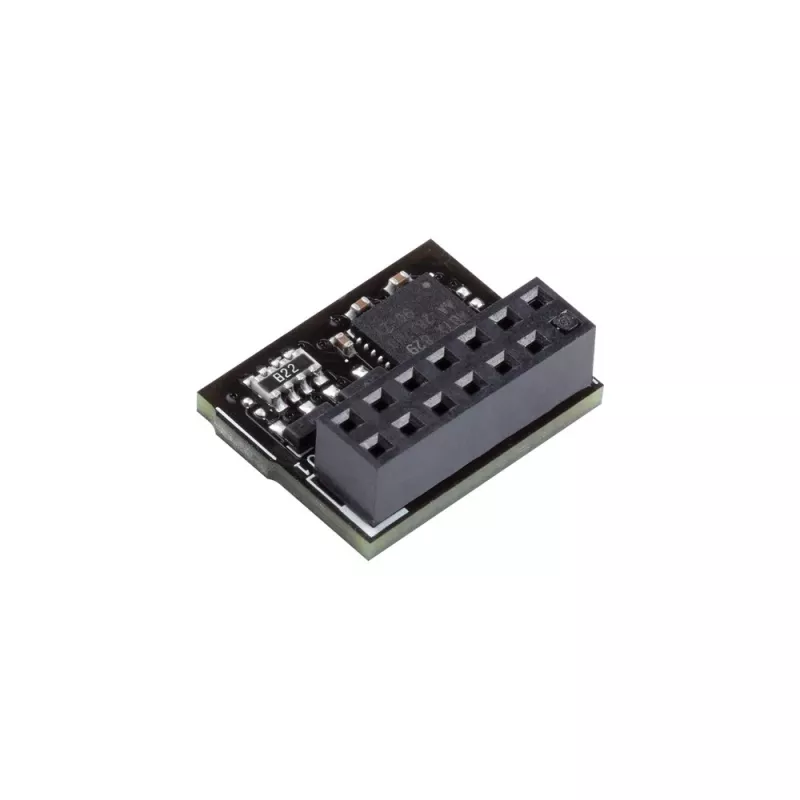 TPM modulis ASUS TPM-SPI 2.0, saimniekdatora saskarne SPI, platums 16 mm, dziļums 13 mm