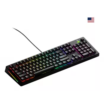 Mehāniskā pilnizmēra (100%) vadu tastatūra GLORIOUS GMMK 3 — USB, QWERTY, RGB, melna (ASV izkārtojums)