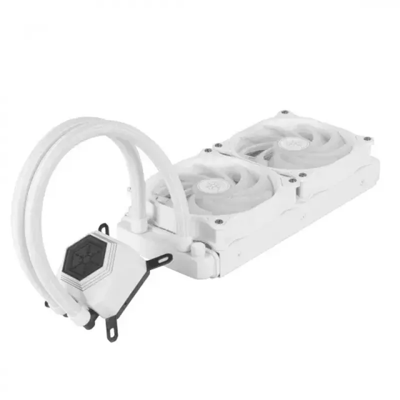 Viss vienā šķidruma dzesētājs Silverstone SST-PF240W-ARGB-V2 12 cm balts
