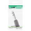 InLine Audio Adapter 6.3mm vīrišķais / 3.5mm sievišķais Stereo, 3.5mm ligzda sievišķā, 3.5mm F, Melns