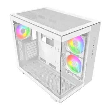 PC korpuss Montech KING 65 PRO Tower baltā krāsā
