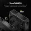 Ventilators Corsair RS120 MAX 12 cm Melns 2000 RPM 4.2 mmH2O