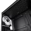 PC Midi Tower Kolink Observatory Lite — Melna, Rūdītais stikls, ATX/Micro-ITX, 3x120mm Priekšā, 1x120mm Aizmugurē, 190×400×440 mm
