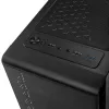 PC Midi Tower Kolink Observatory Lite — Melna, Rūdītais stikls, ATX/Micro-ITX, 3x120mm Priekšā, 1x120mm Aizmugurē, 190×400×440 mm