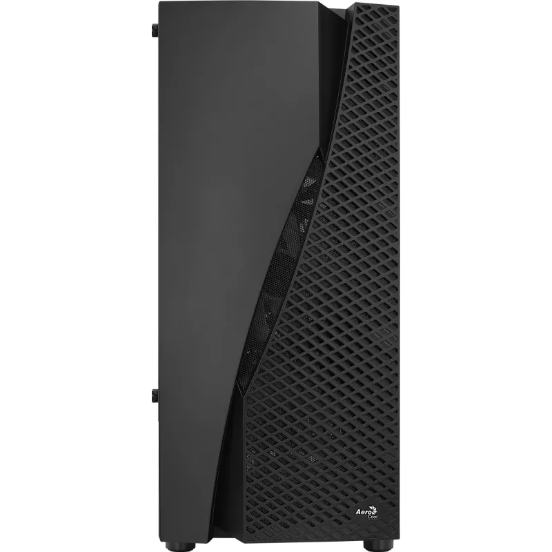 Aerocool WAVEBKV3 ATX PC korpuss, rūdīts stikls, 4x RGB ventilatori, melns