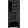 Aerocool WAVEBKV3 ATX PC korpuss, rūdīts stikls, 4x RGB ventilatori, melns
