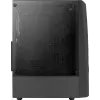 Aerocool WAVEBKV3 ATX PC korpuss, rūdīts stikls, 4x RGB ventilatori, melns