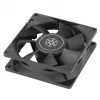Ventilators Silverstone FN80 8 cm melns 27.81 cfm 1.86 mmH2O